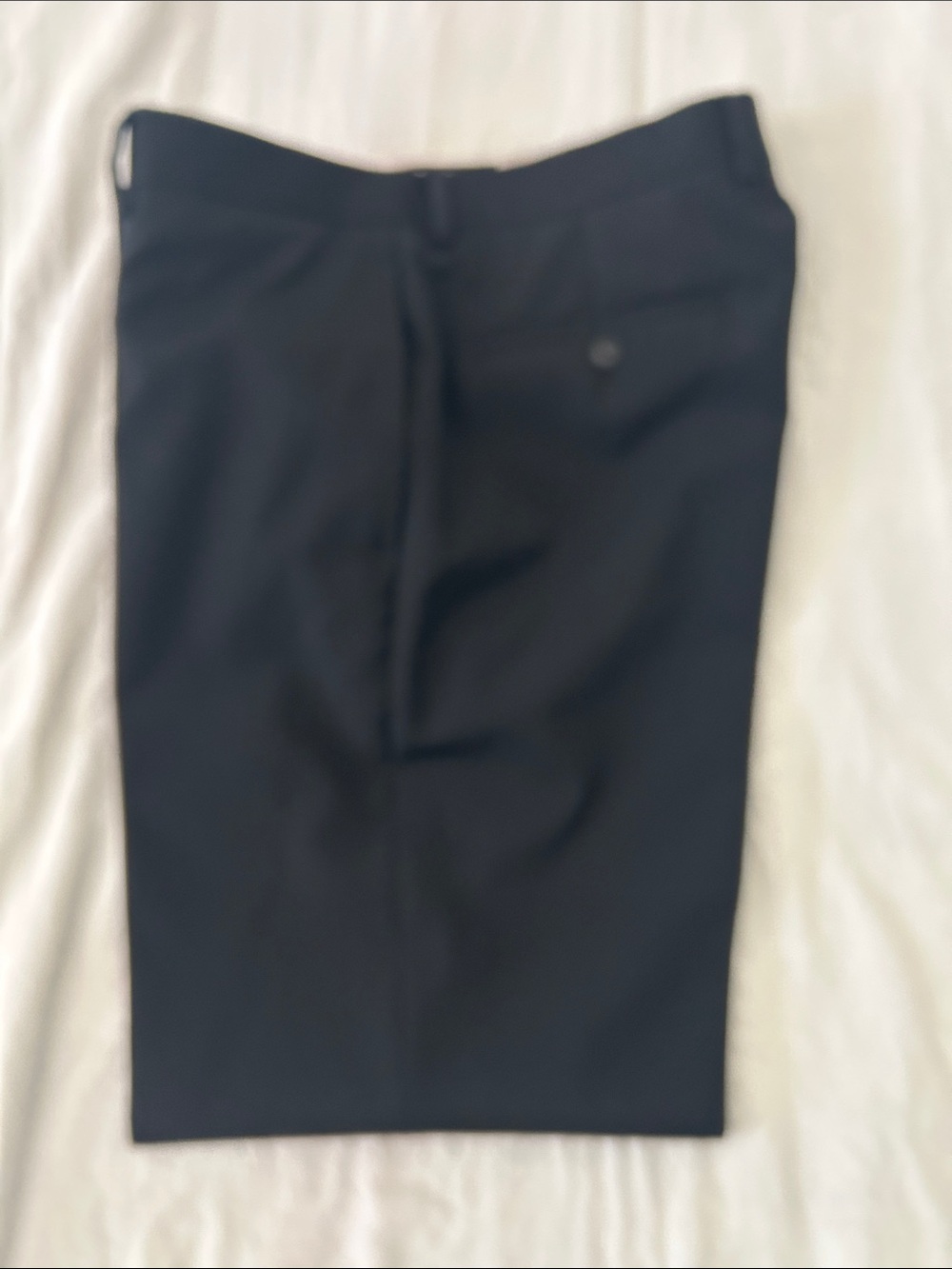 Pronto Uomo Black Flat-Front Men's Dress Pants